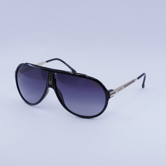 Carrera ENDURANCE65 0807 9O Sunglasses Black Aviator Frame, Grey Lenses - Picture 3 of 10